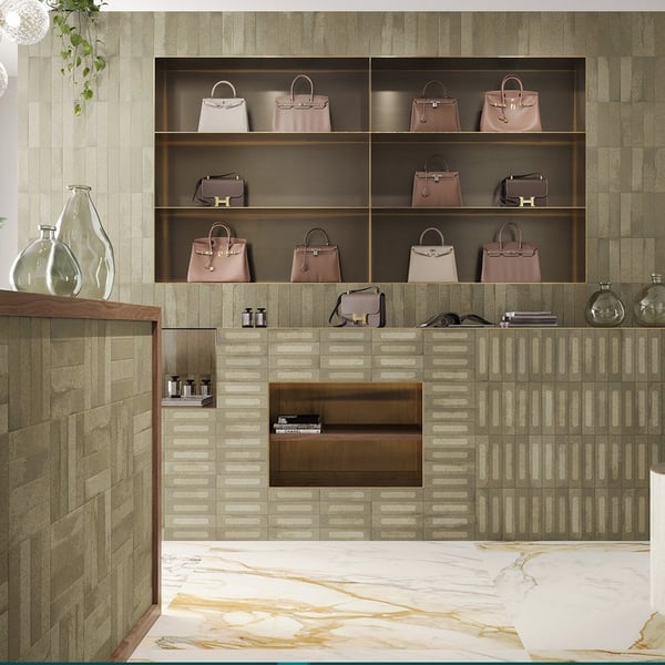 Πλακάκι Fornace Verde Muschio 6x24 cm 